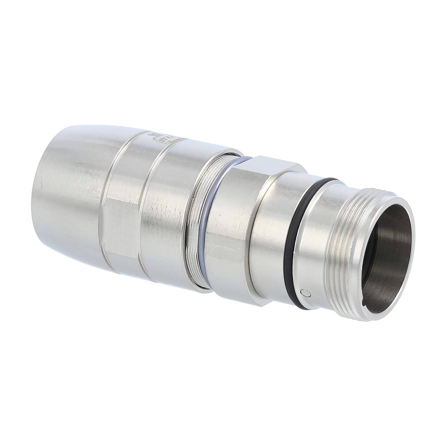 Phoenix Contact M23 UC Kupplungssteckverbinder Kabelabgang gerade, Klemmbereich 14,5mm Farbe silber - 20 Stück