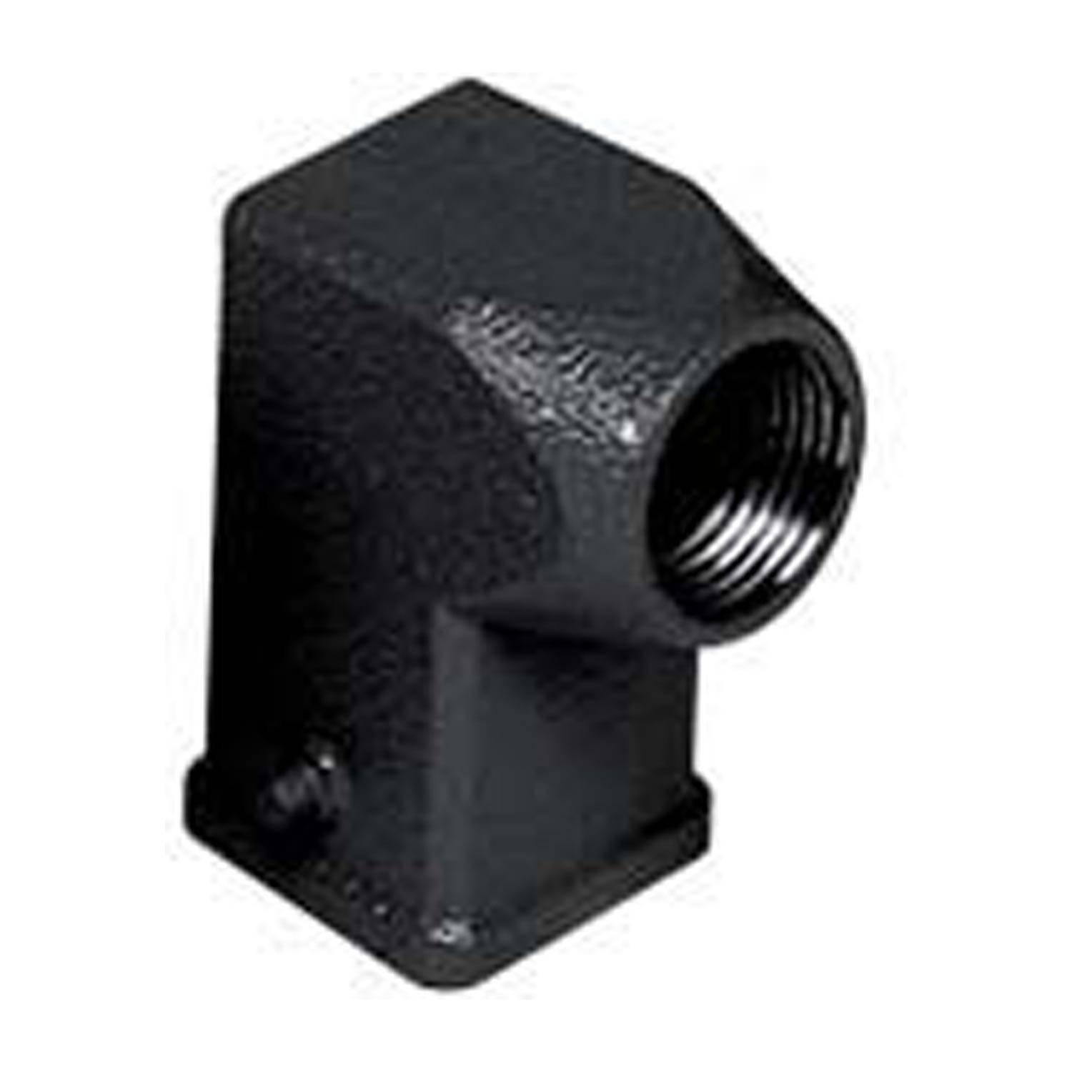 Tüllengehäuse, gewinkelt, Größe 21.21, W-Type Zink, 2 Bolzen, 1xM20 seitlich - 10 Stück