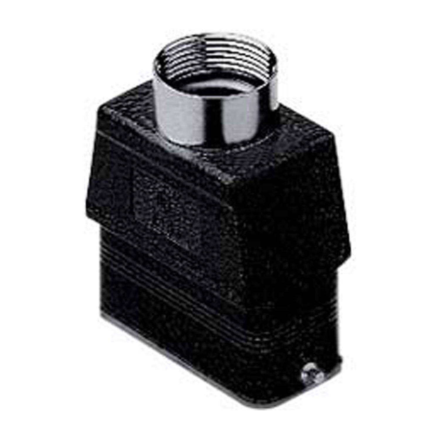 Tüllengehäuse, hoch, Größe 66.16, W-Type Alu, 2 Bolzen, 1xM25 gerade - 10 Stück