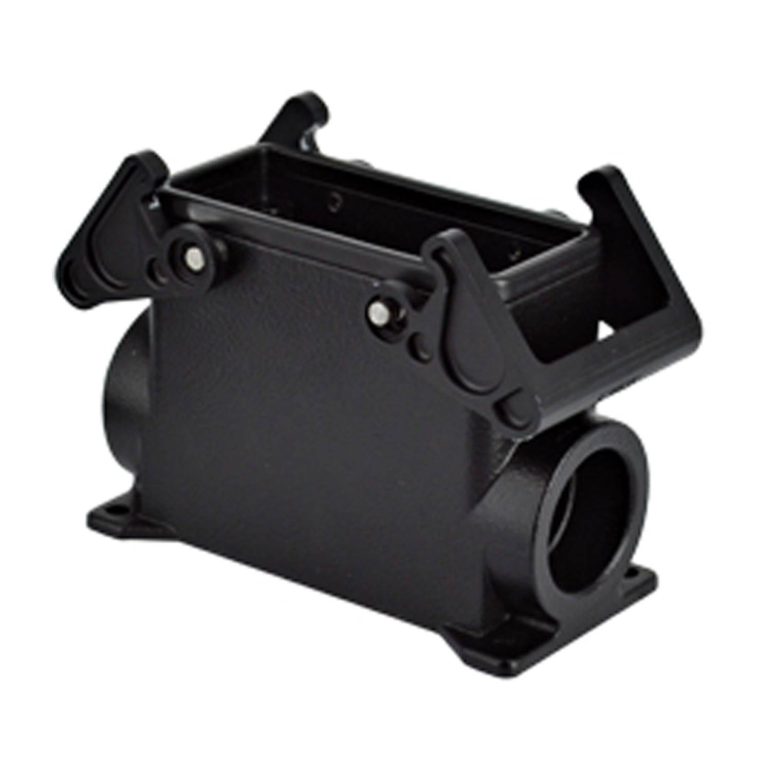 Sockelgehäuse, hoch, Größe 57.27, LS-Type Alu, 1 Bügel, 1xM32 seitlich - 5 Stück