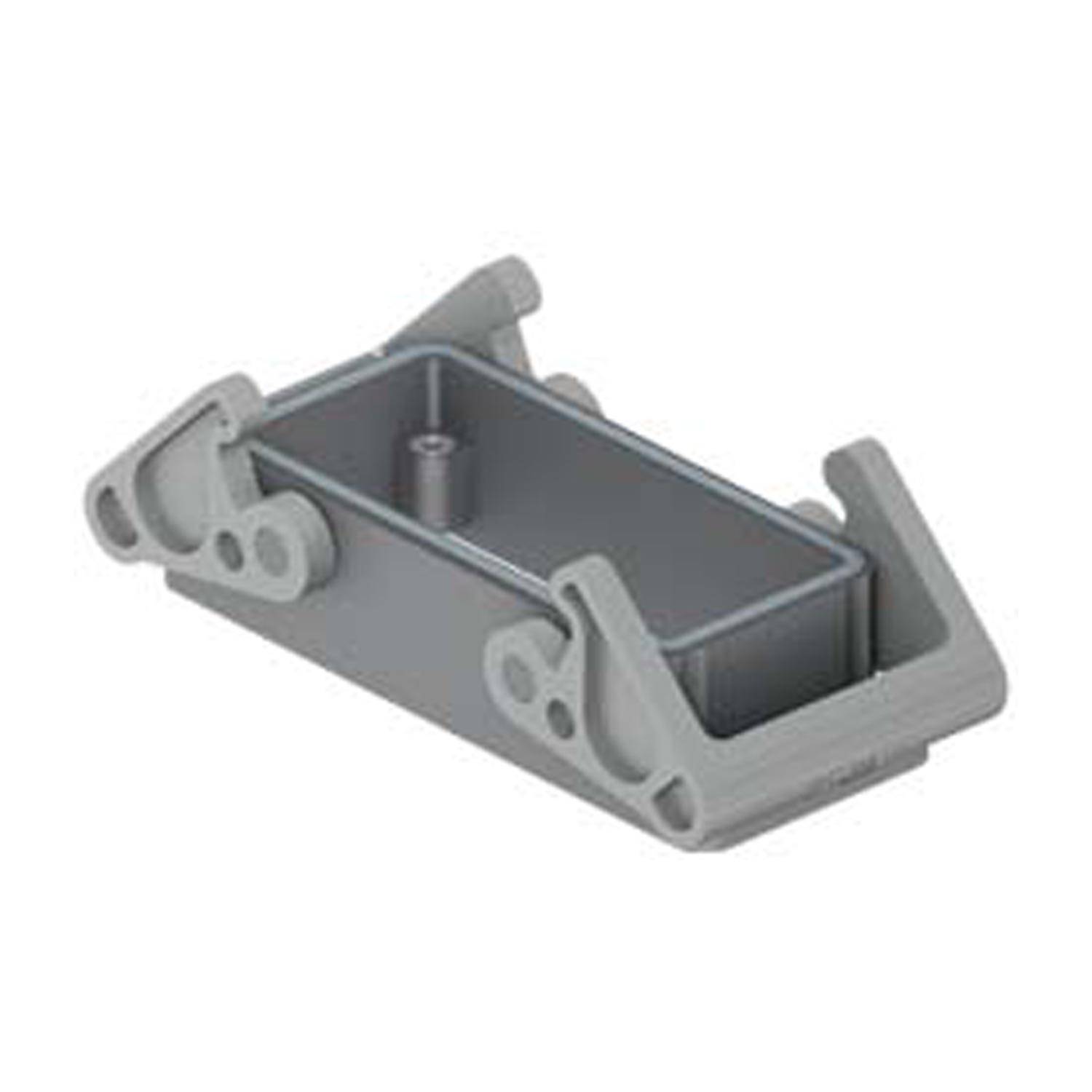 Anbaugehäuse, Größe 77.27, T-Type W Kunststoff, 2 Bügel - 5 Stück