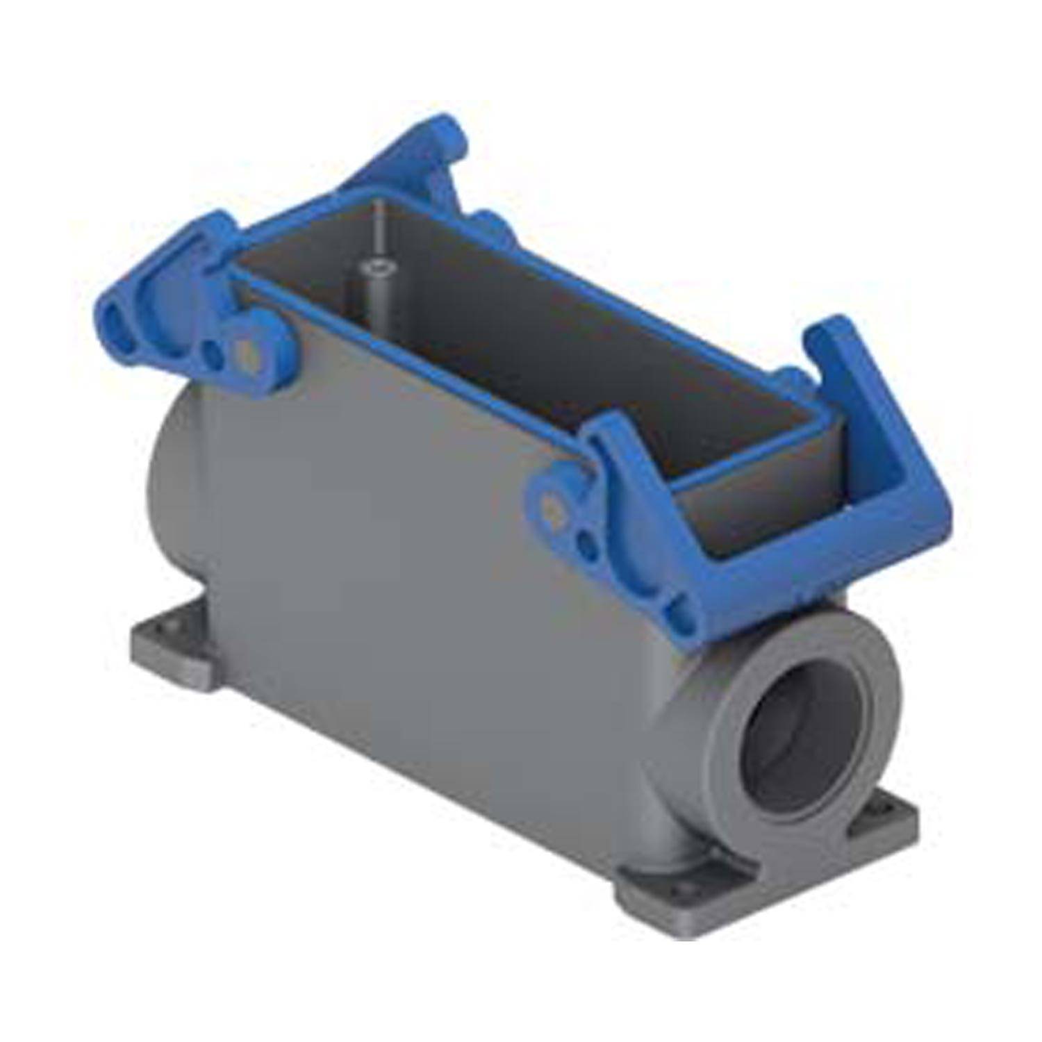 Sockelgehäuse, hoch, Größe 104.27, T-Type H Kunststoff, 2 Bügel, 1xM32 seitlich - 5 Stück