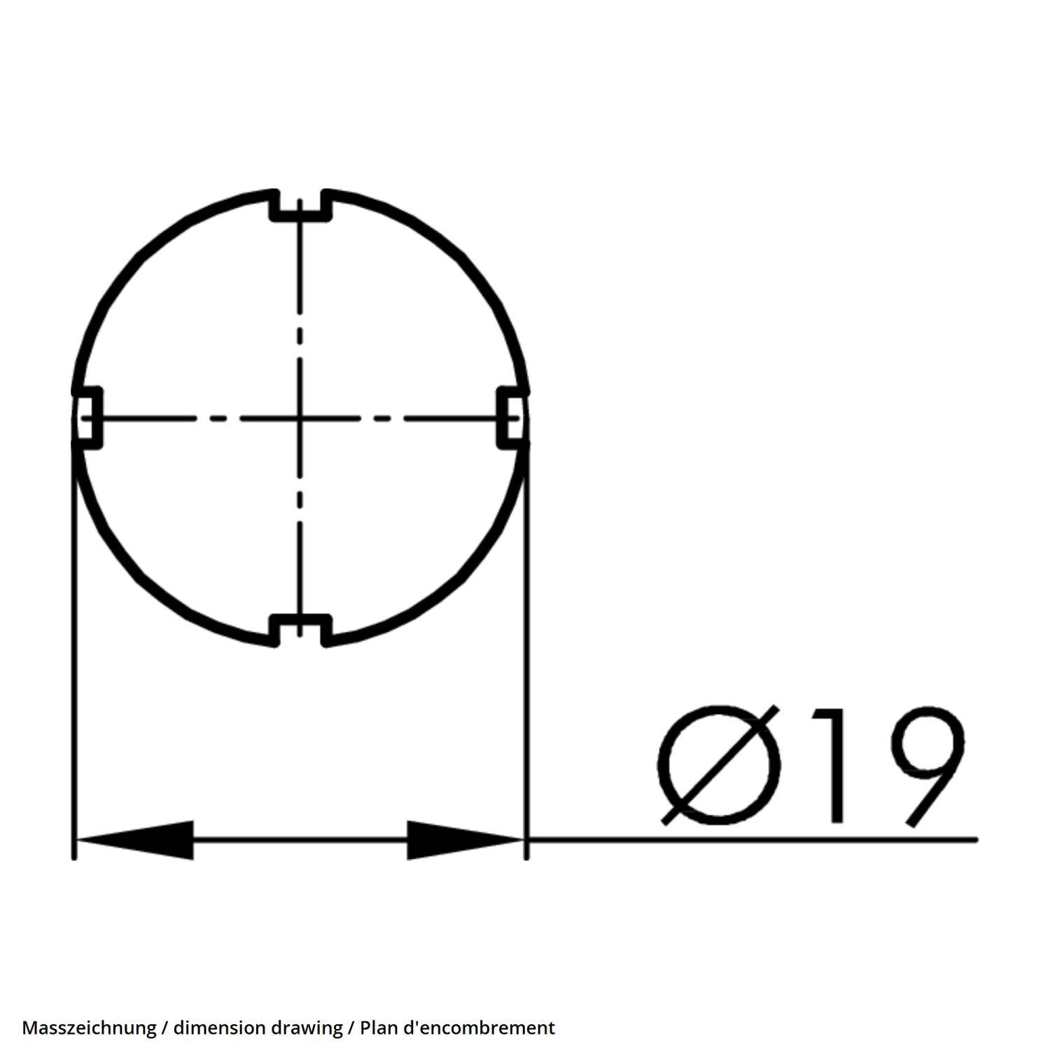 Georg Schlegel Bezeichnungsschild mit Standarddruck - 10 Stück
