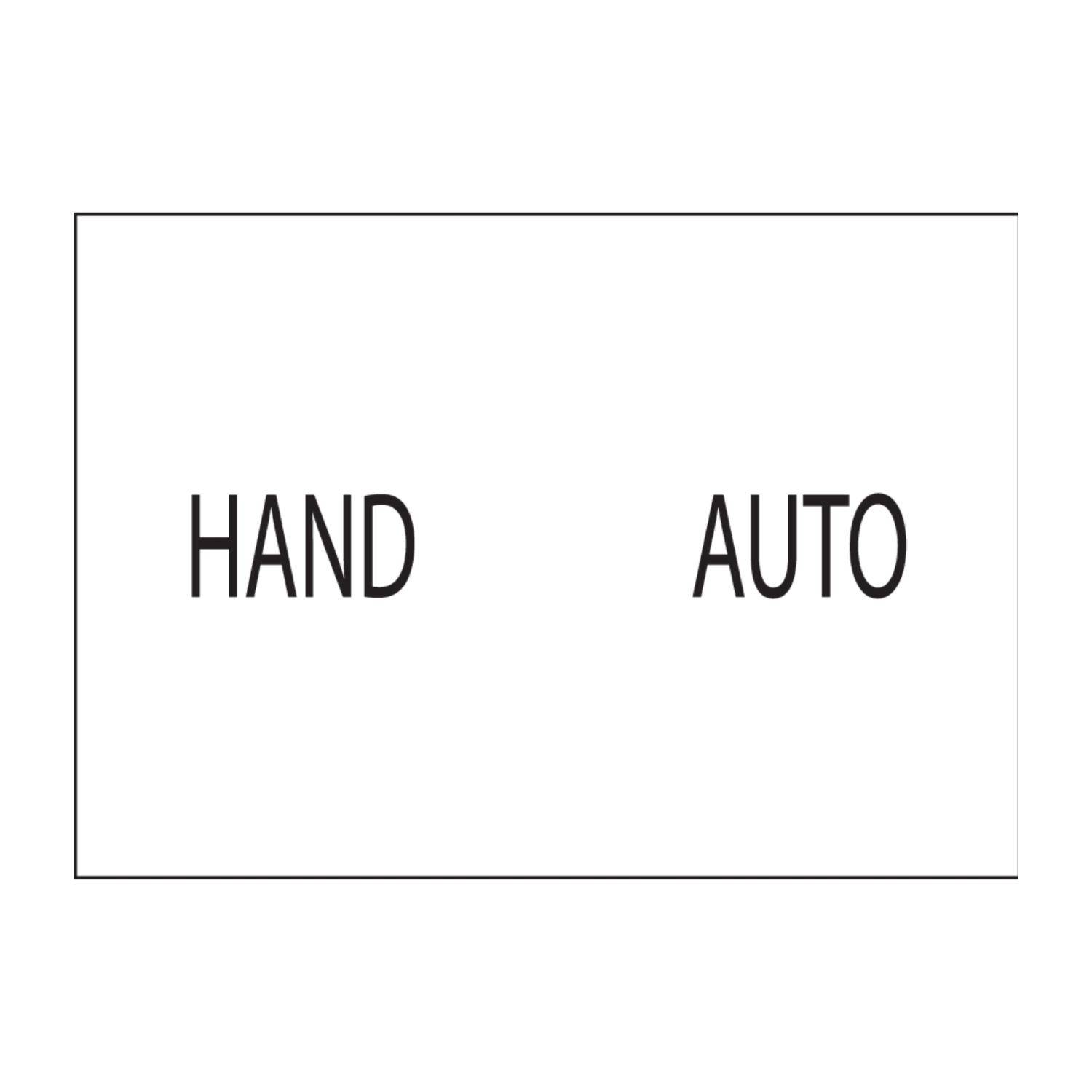 Georg Schlegel selbstklebendes Bezeichnungsschild mit Standarddruck - 10 Stück