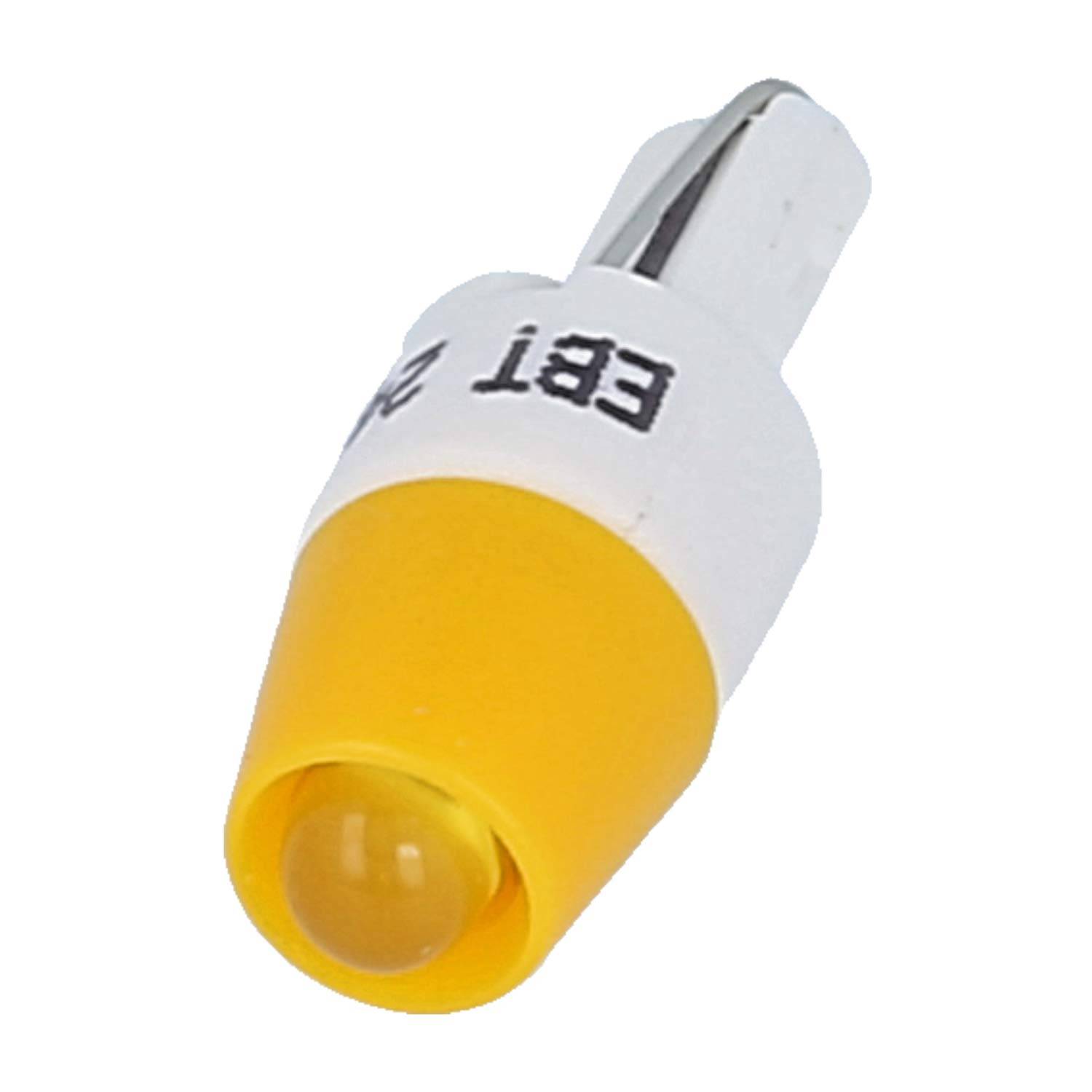 Georg Schlegel Leuchtdiode für W2x4,6d Fassung ultrahell 24V gelb mit Einweggleichrichter W2x4,6d - 10 Stück