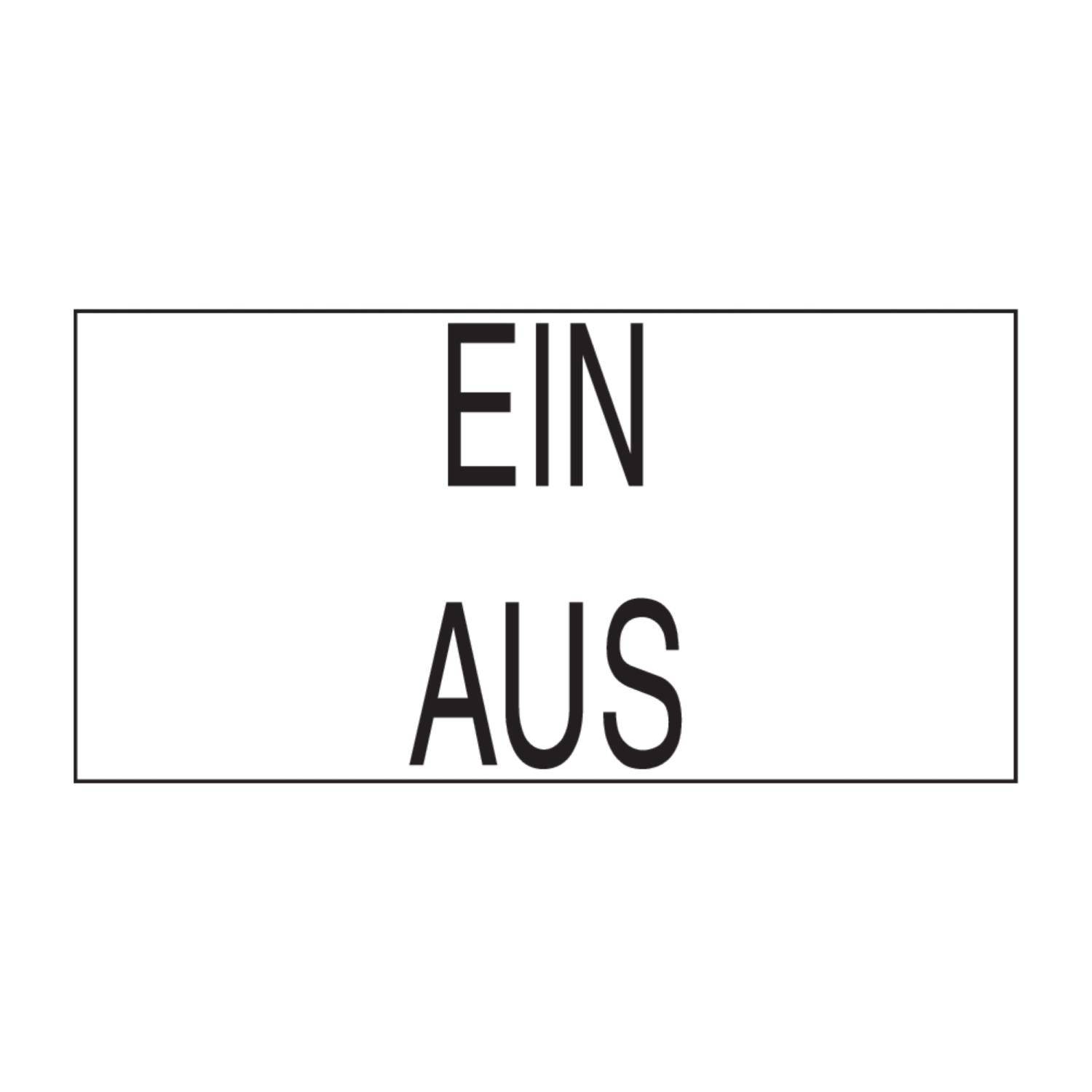 Georg Schlegel selbstklebendes Bezeichnungsschild mit Standarddruck - 10 Stück