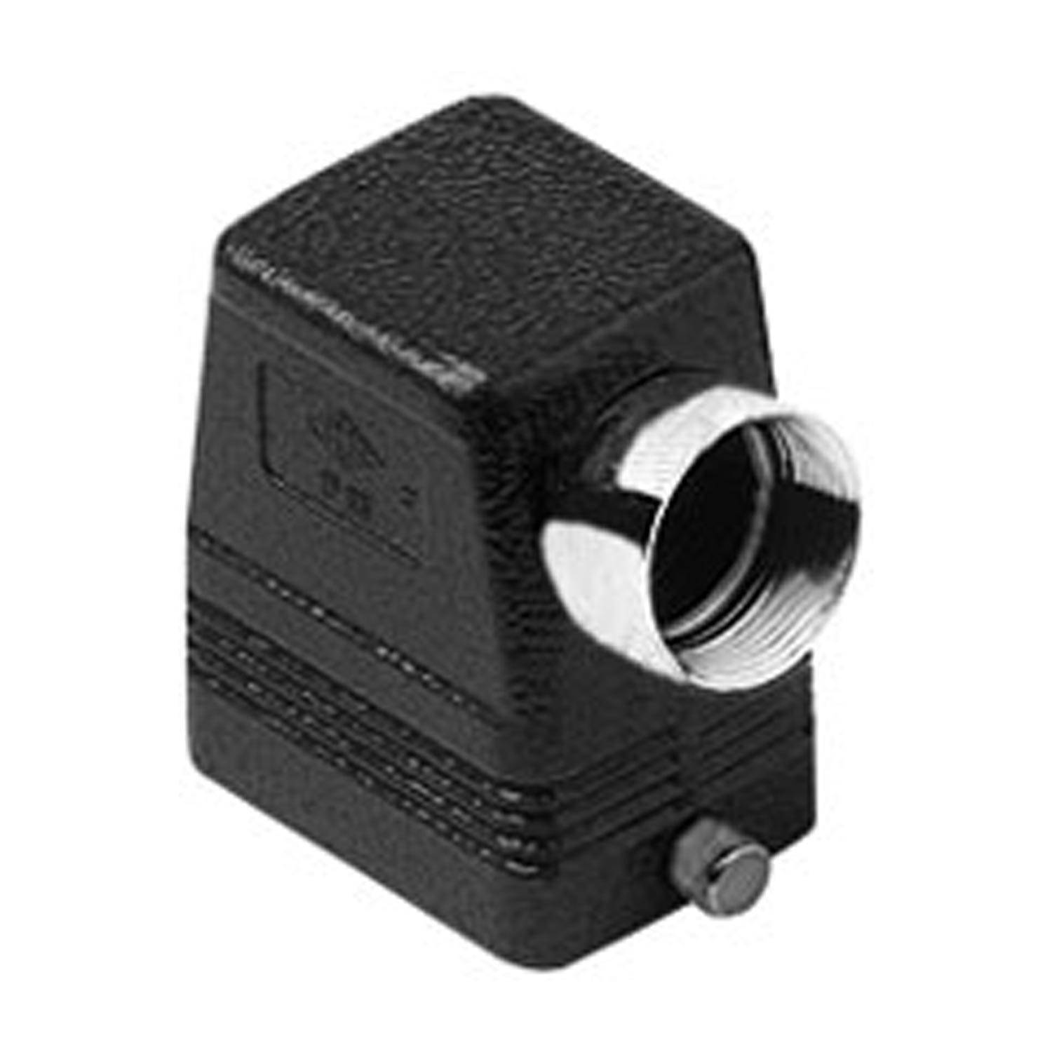 Tüllengehäuse, hoch, Größe 44.27, W-Type Alu, 2 Bolzen, 1xM32 seitlich - 5 Stück