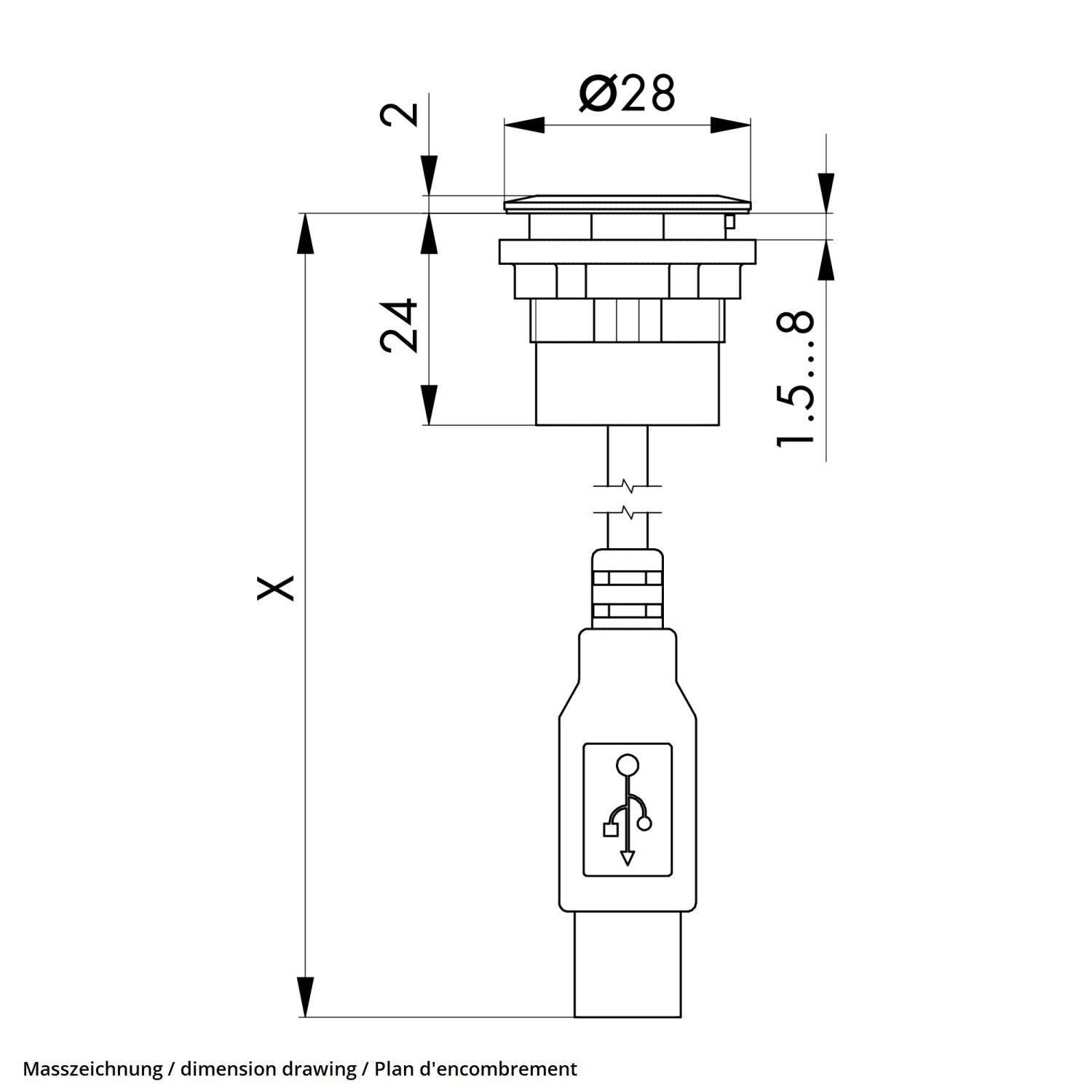 Georg Schlegel RRJSW_USB_CA_60 - 1 Stück