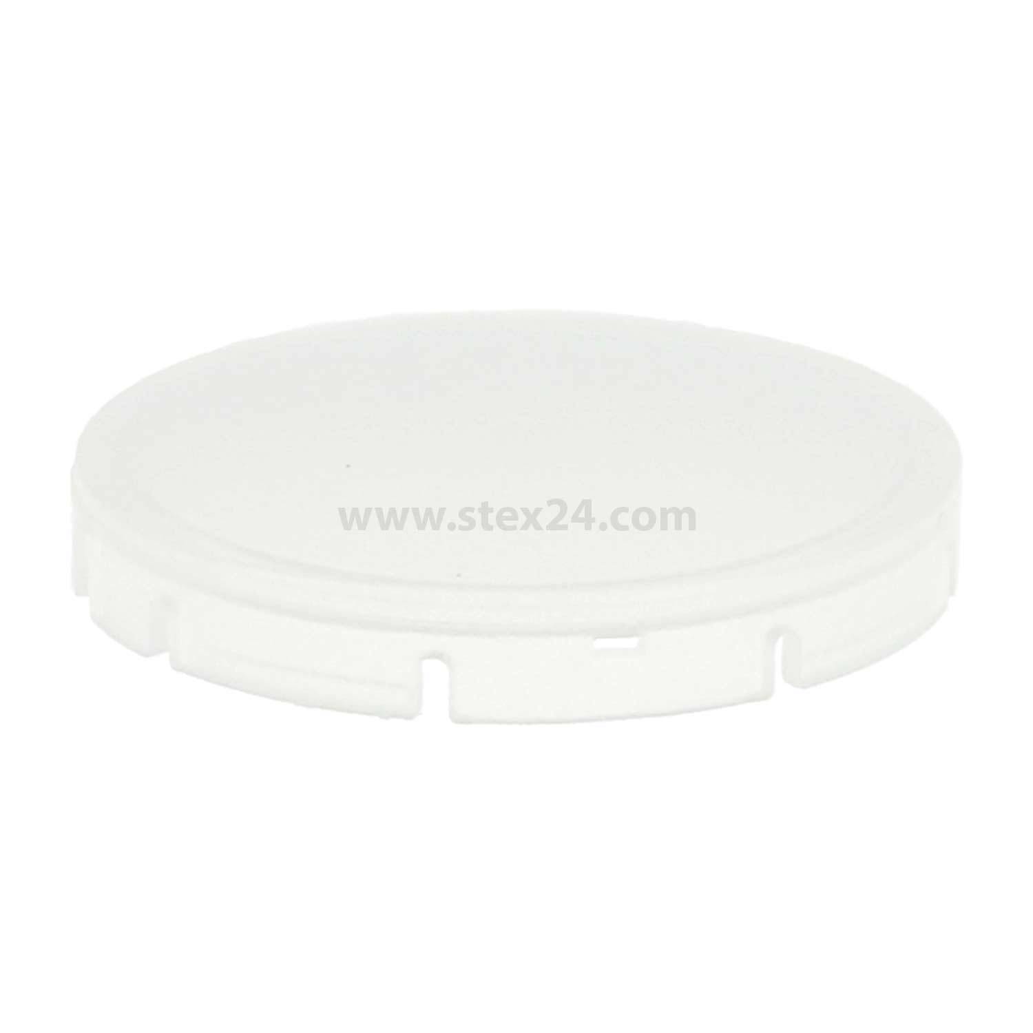 Georg Schlegel Tasterkappe, gewölbt transparent Farbe opalweiß Ausführung beschreib- und beleuchtbar - 10 Stück