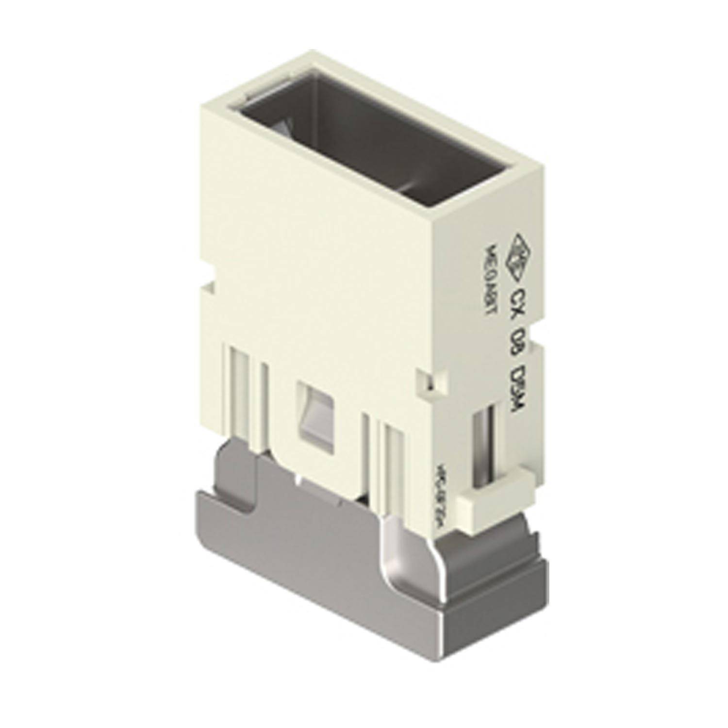 RX 08 D5M I.L.M.E. Stifteinsatz, MIXO HNM, 1ME, 8P+GND, Crimpanschluss, 10A, 50V, Megabit - 1 Stück