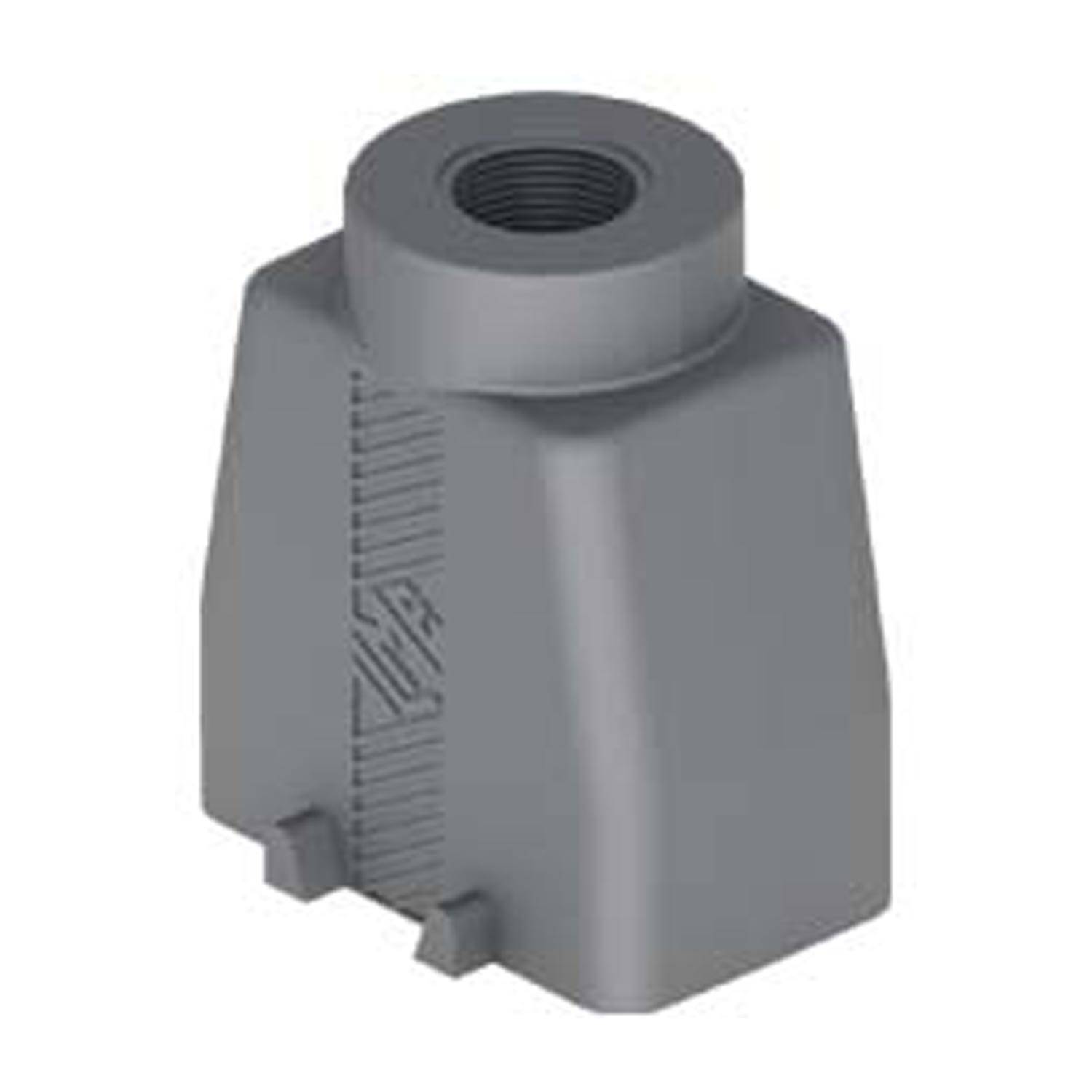 Tüllengehäuse, hoch, Größe 57.27, T-Type Kunststoff, 4 Bolzen, 1xM32 gerade - 5 Stück