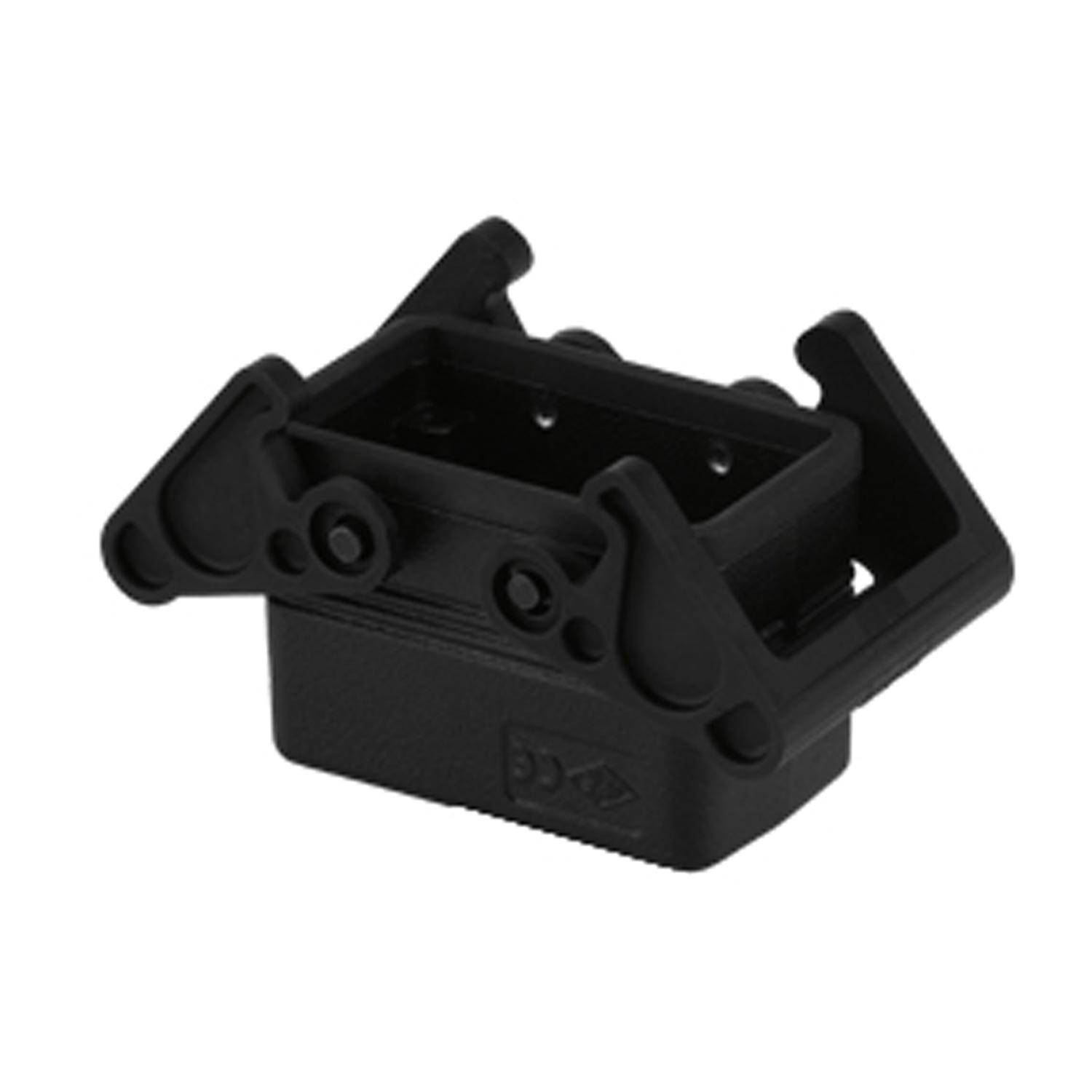 Kupplungsgehäuse, hoch, Größe 57.27, LS-Type Alu, 2 Bügel, 1xM32 gerade, ohne Stutzen - 5 Stück