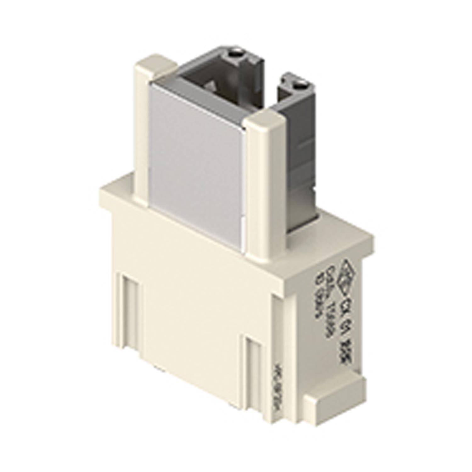 CX 01 J8BIF ILME Buchseneinsatz, MIXO, 1ME, 8P+GND, 1A, 50V, RJ45 IDC, für Belegung T568B - 1 Stück