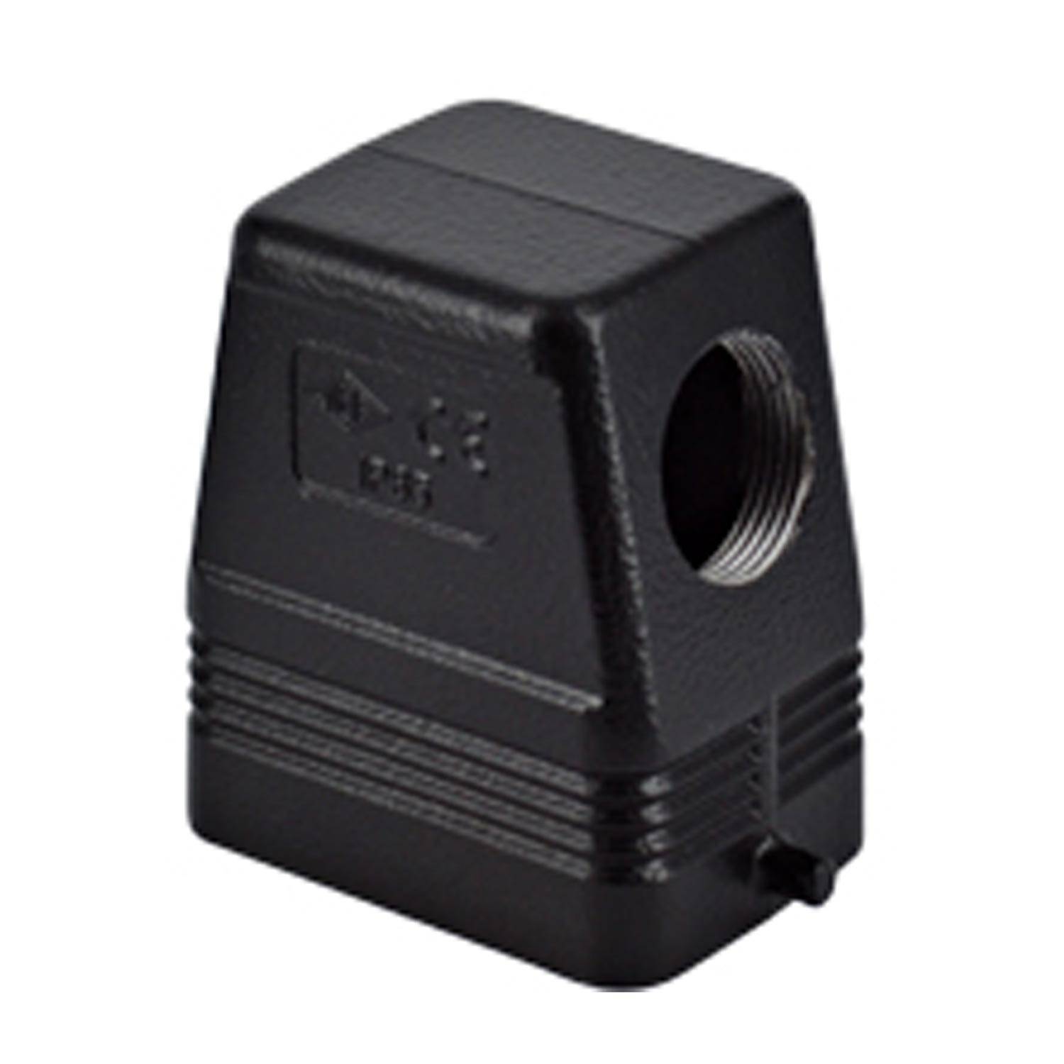 Tüllengehäuse, hoch, Größe 44.27, LS-Type Alu, 2 Bolzen, 1xM25 seitlich, ohne Stutzen - 5 Stück