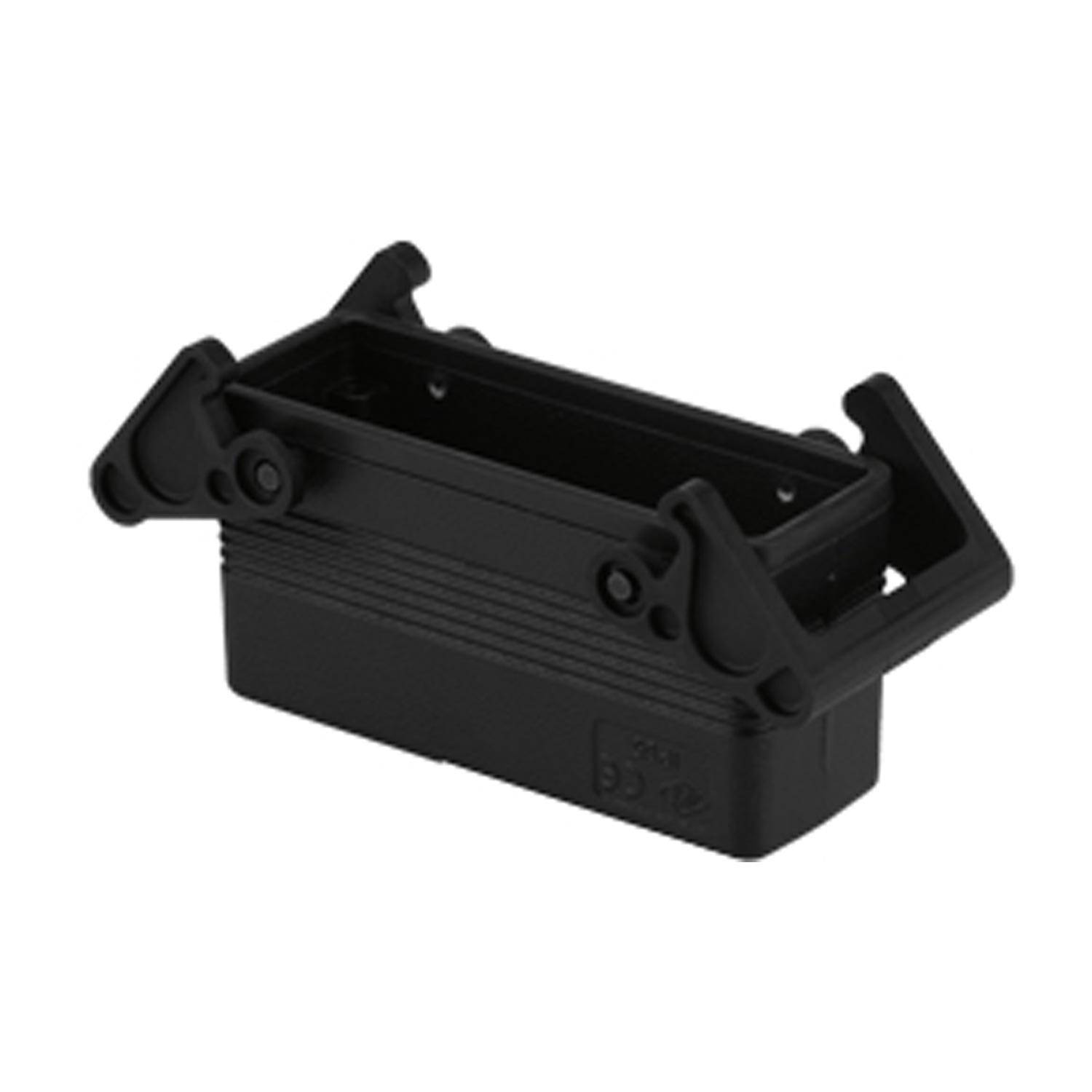 Kupplungsgehäuse, hoch, Größe 104.27, LS-Type Alu, 2 Bügel, 1xM32 gerade, ohne Stut. - 5 Stück