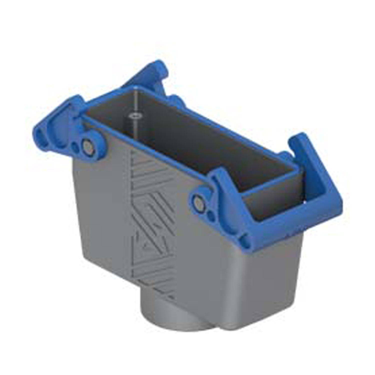 Kupplungsgehäuse, hoch, Größe 104.27, T-Type C Kunststoff, 2 Bügel, 1xM32 gerade - 5 Stück