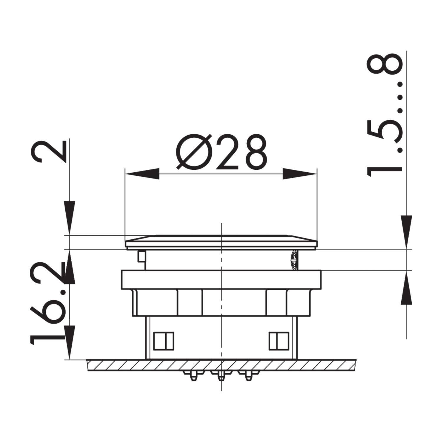 Georg Schlegel Verbindungskabel für LED Leuchtring - 1 Stück