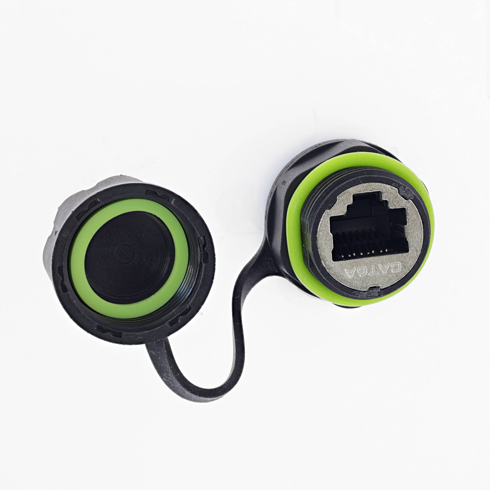 InLine Patchkabelkupplung - mini - Cat.6A - IP68 - geschirmt - 2x RJ45 Buchse100