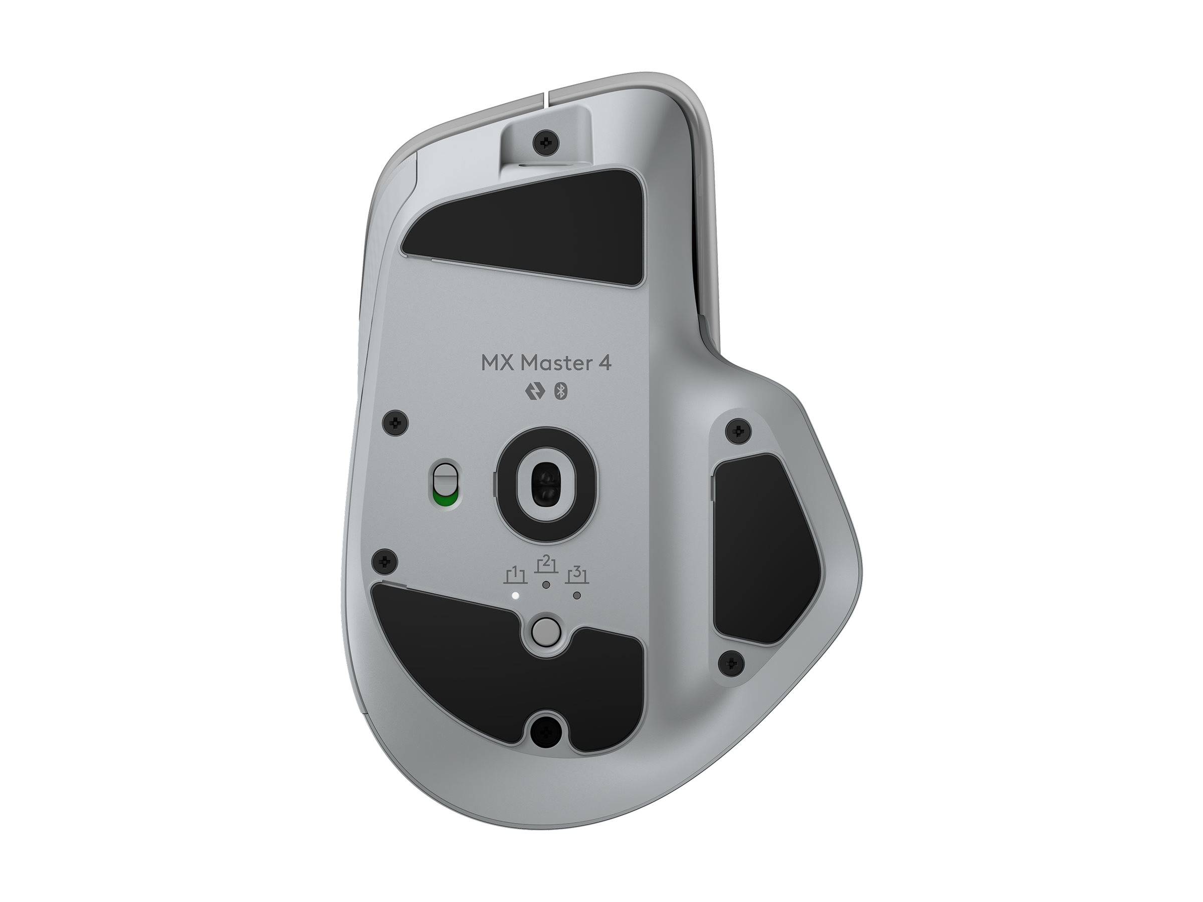 Logitech Maus MX Master 4 - kabellos/Bluetooth *Pale Gray*