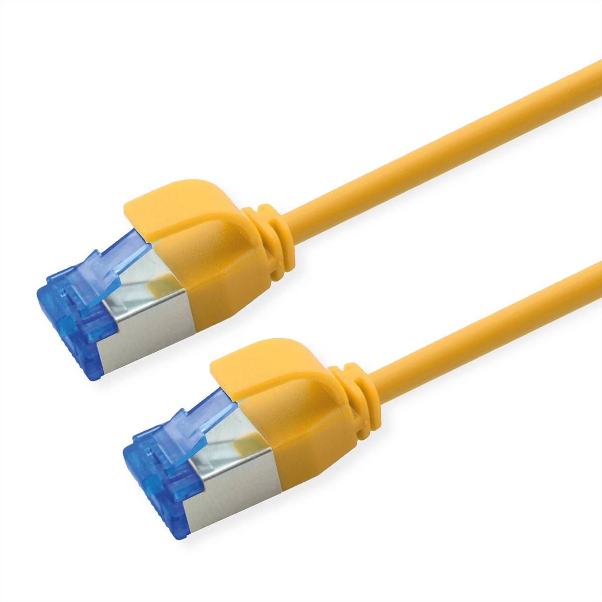 ROLINE Patchkabel Cat.6A (Class EA) S/FTP (PiMF), LSOH, PoE, gelb, 7 m