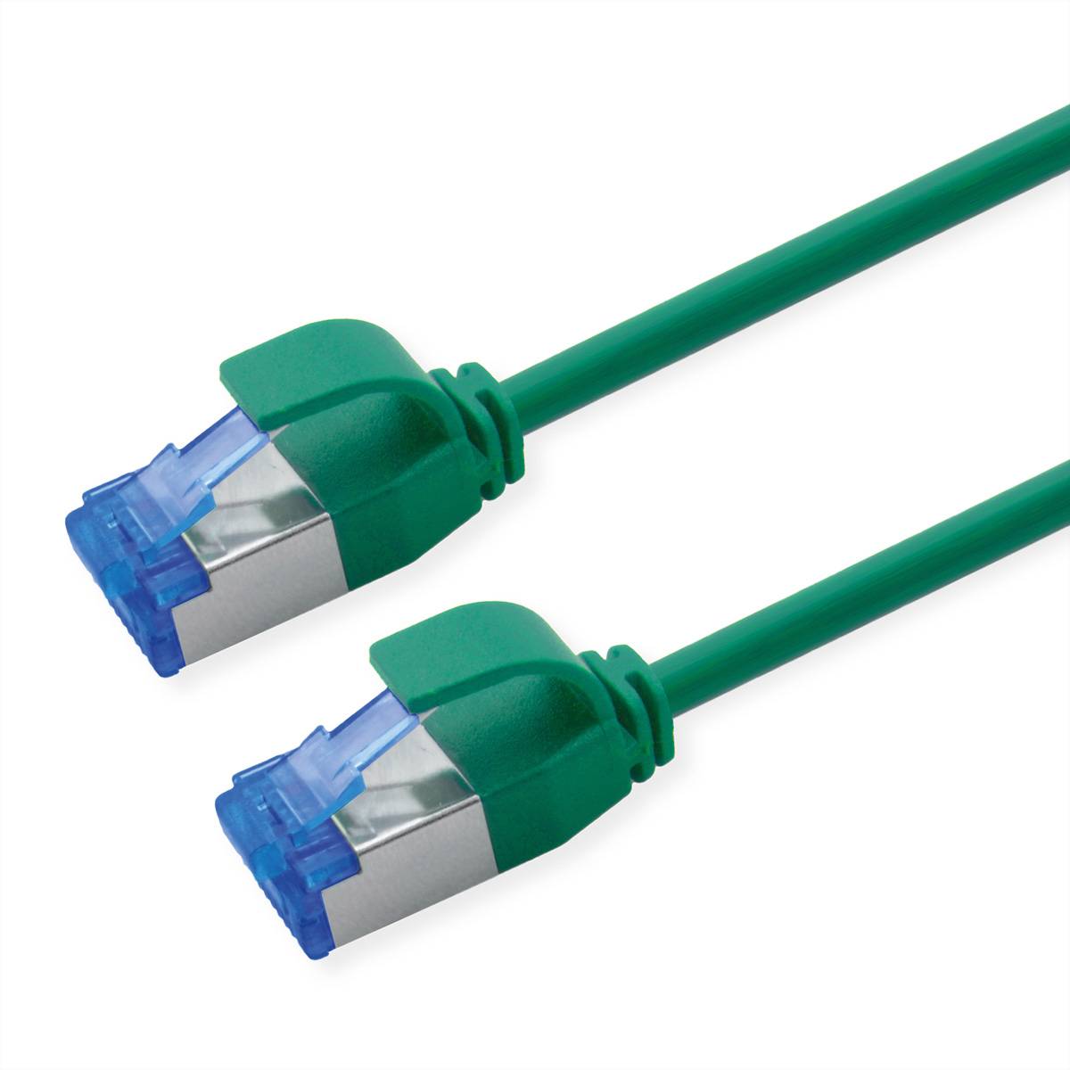 ROLINE Patchkabel Cat.6A (Class EA) S/FTP (PiMF), LSOH, PoE, grün, 7 m