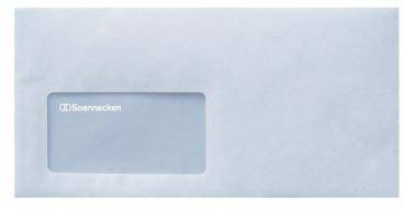 Soennecken Briefumschlag 1334 DL 75g mF sk weiß 25 St./Pack