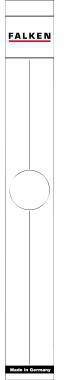 Falken Ordnerrückenschild 11287075 50mm weiß 10 St./Pack.