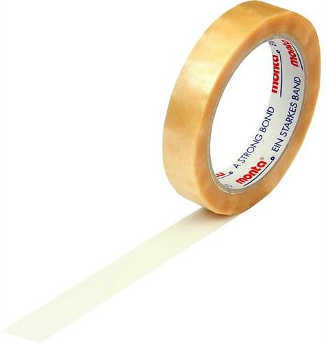 Klebeband monta 220 Breite 19mm Länge 66m S.54µ PVC transparent leise TRANSPAK