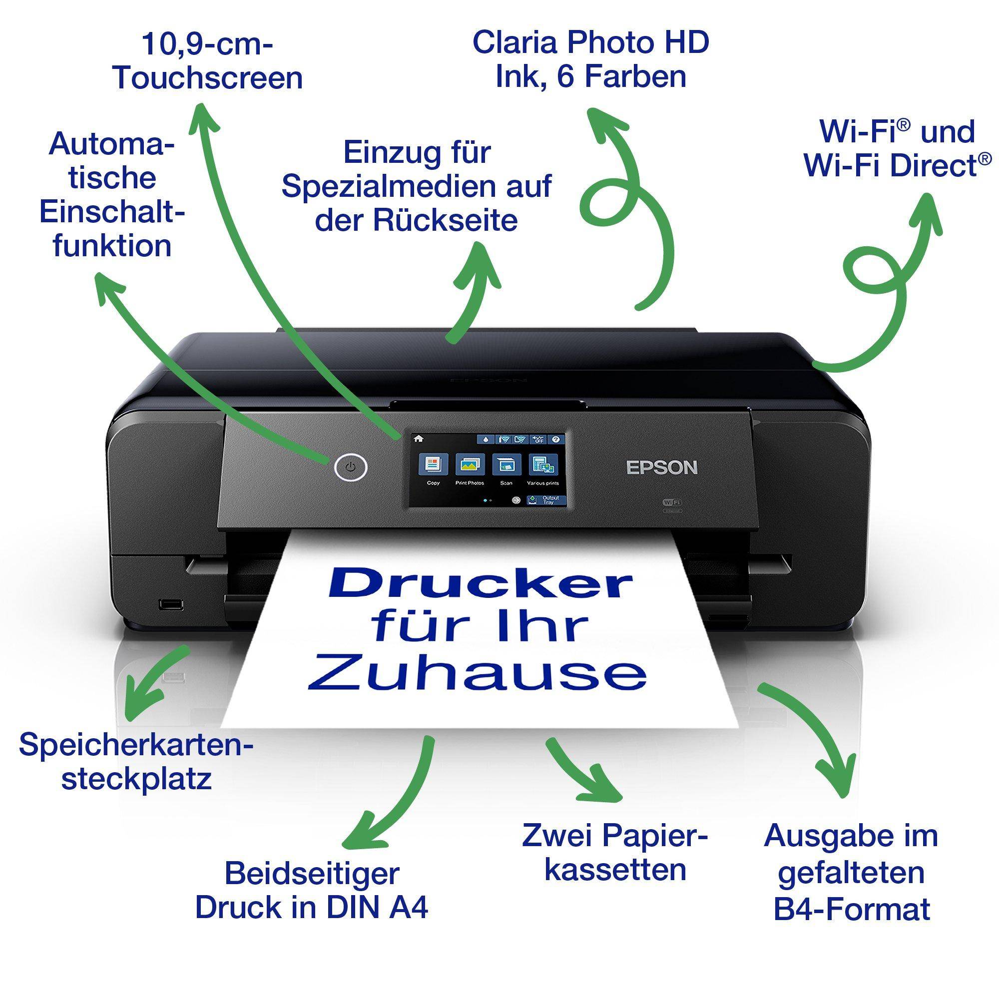 Epson Expression Photo XP-980 - Multifunktionsdrucker - Farbe - Tintenstrahl - A4 (210 x 297 mm)