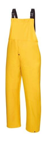 Gelbe Hose auf einfachem weißem Hintergrund.