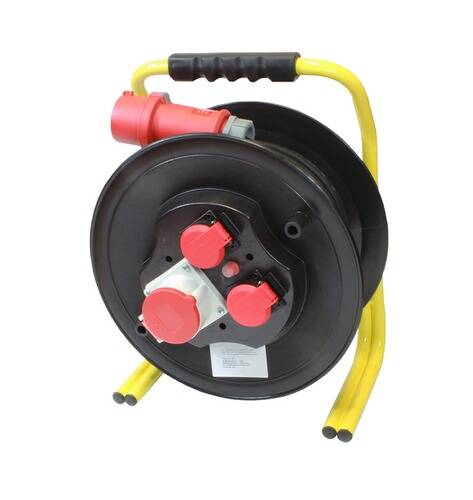 Kabeltrommel Profi, Kunststoff 25 m, H07RN-F 5G1,5