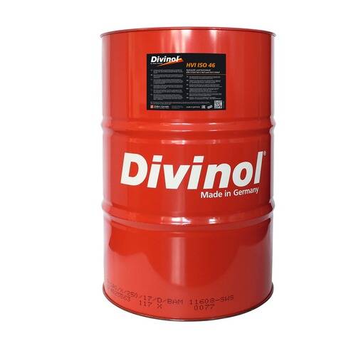 Rotes Fass mit der Aufschrift „Divinol, Made in Germany