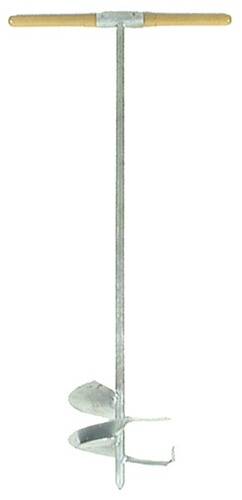 Ein langer, dünner, silberner Metallstab mit zugespitztem Ende, der hauptsächlich für Bau- oder mechanische Zwecke verwendet wird.