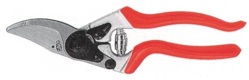 Ein Handwerkzeug mit roten Griffen zum Krimpen von Kabeln, zeigt eine detaillierte Ansicht des Krimpungsmechanismus.