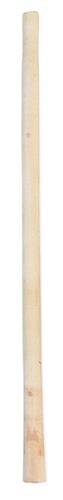 Ein vertikaler Holzstab oder eine vertikale Holzstange auf einfachem Hintergrund.