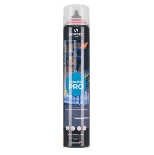 Eine Dose Soppec Lime Tracing Pro Sprühlack, entwickelt für langlebige Linienmarkierungen. Mit einer benutzerfreundlichen Sprühdüse für präzise Anwendung.