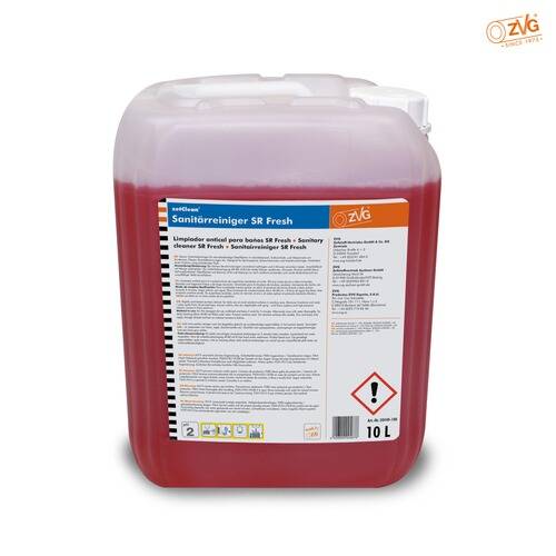 Sanitärreiniger SR fresh 10 Ltr. Kanister Reinigung aller säurebeständigen Oberflächen