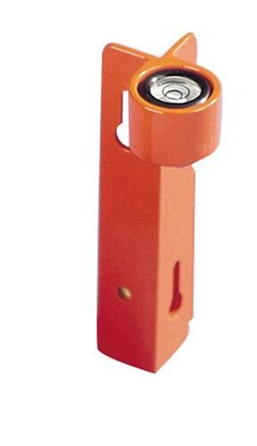 Ein Sperrvorrichtung mit orangefarbenem Schlüssel und rundem Kopf, die entwickelt wurde, um unbefugten Zugriff zu verhindern und die Sicherheit während Wartungsarbeiten zu gewährleisten.