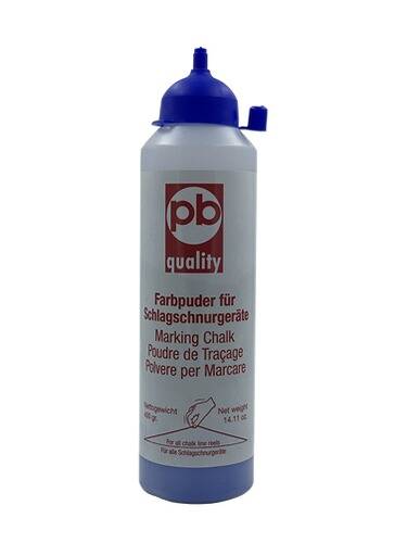 Flasche mit Markierungskörn und „pb quality