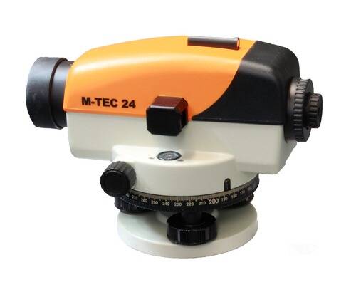 Nivellierinstrument mit der Aufschrift „M-TEC 24