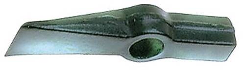 Eine Nahaufnahme eines schwarzen Metallwerkzeugs mit einem kreisförmigen Ende, möglicherweise Teil eines Schraubenschlüssels oder eines ähnlichen Handwerkzeugs, auf einem einfachen Hintergrund.