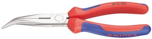 Rot- und blaugriffige Zangen mit scharfen Schneidkanten.