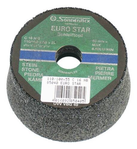 Eine Schleifscheibe mit der Aufschrift „EURO STAR