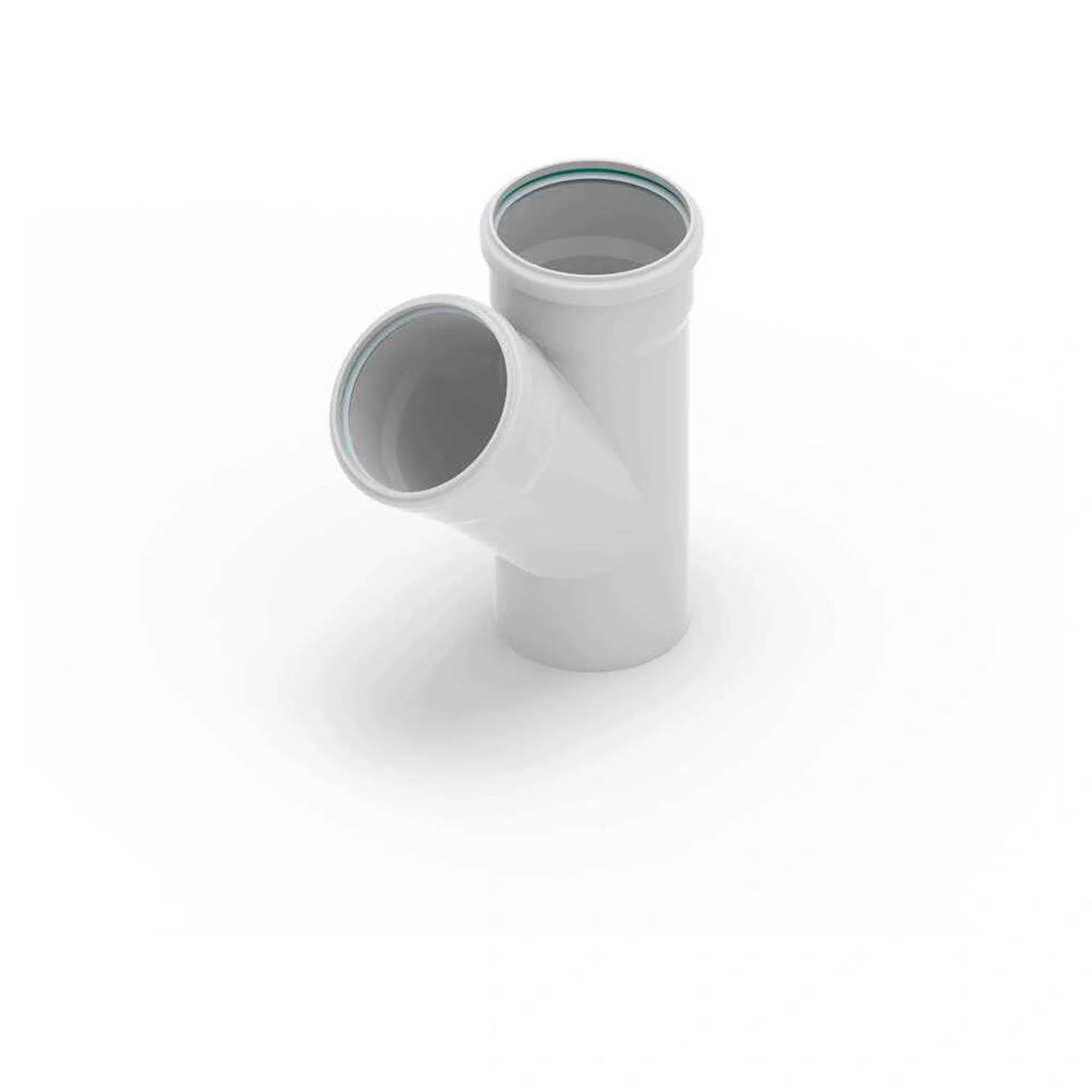 REHAU RAUPIANO PLUS, Einfachabzweig, DN 110/90, 45 Grad, 1 Stk.