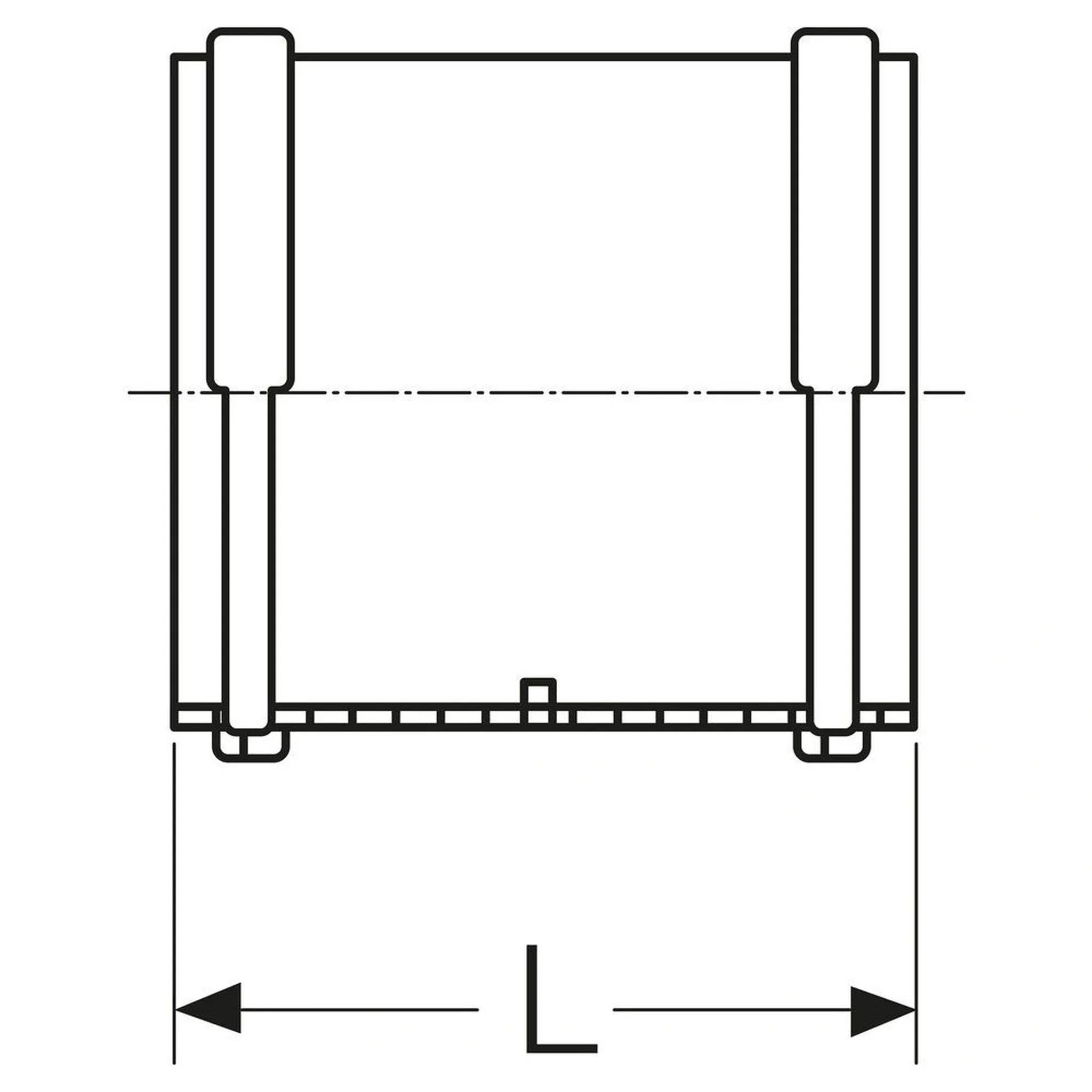 REHAU RAUPIANO PLUS, Doppelmuffe, DN 90, 1 Stk.