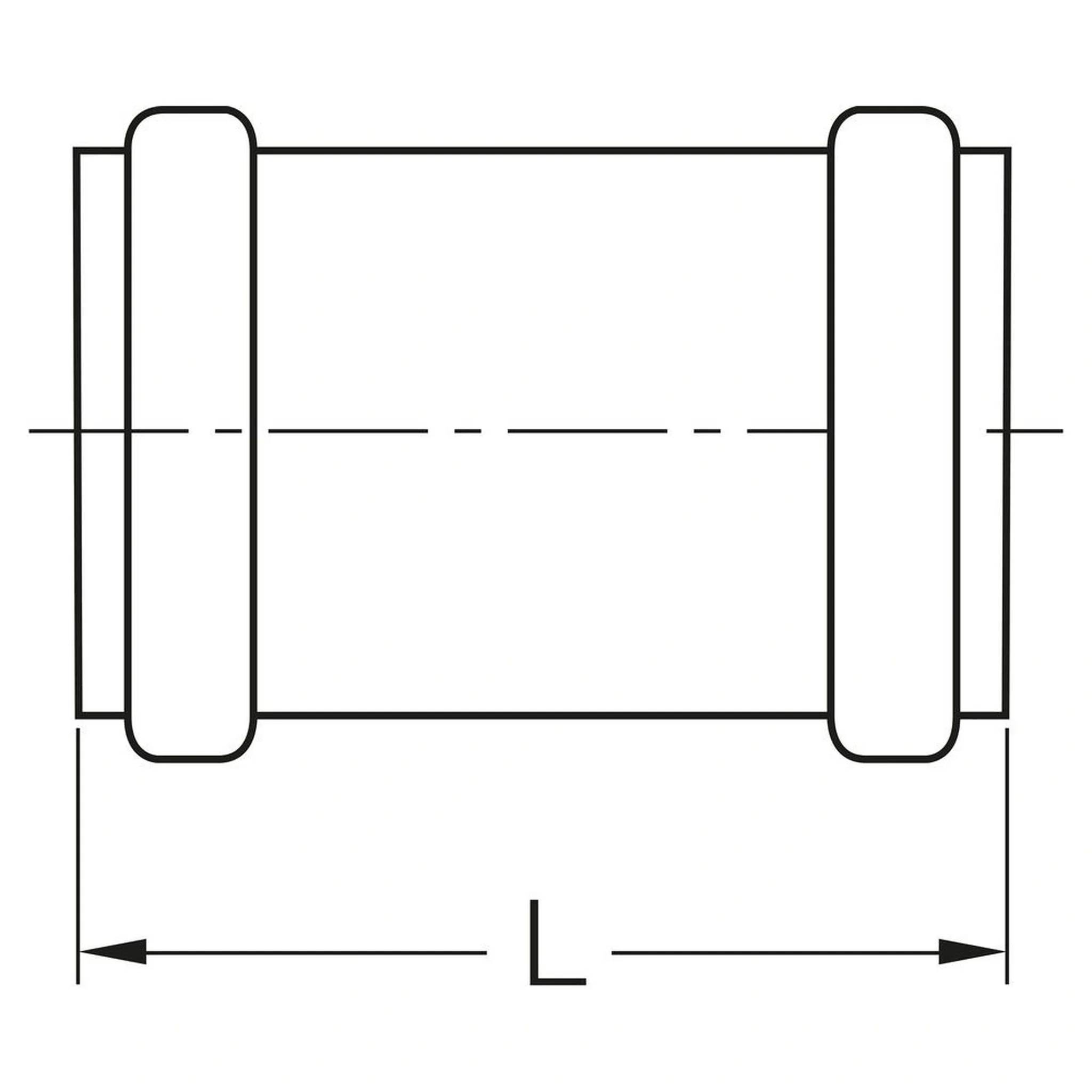 REHAU RAUPIANO PLUS, Überschiebmuffe, DN 90, 1 Stk.
