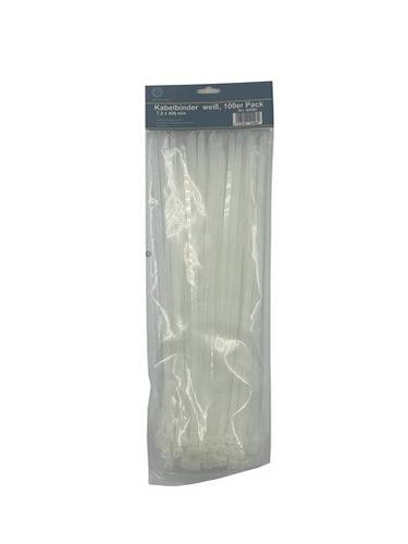 „100er Pack Kabelbinder weiß