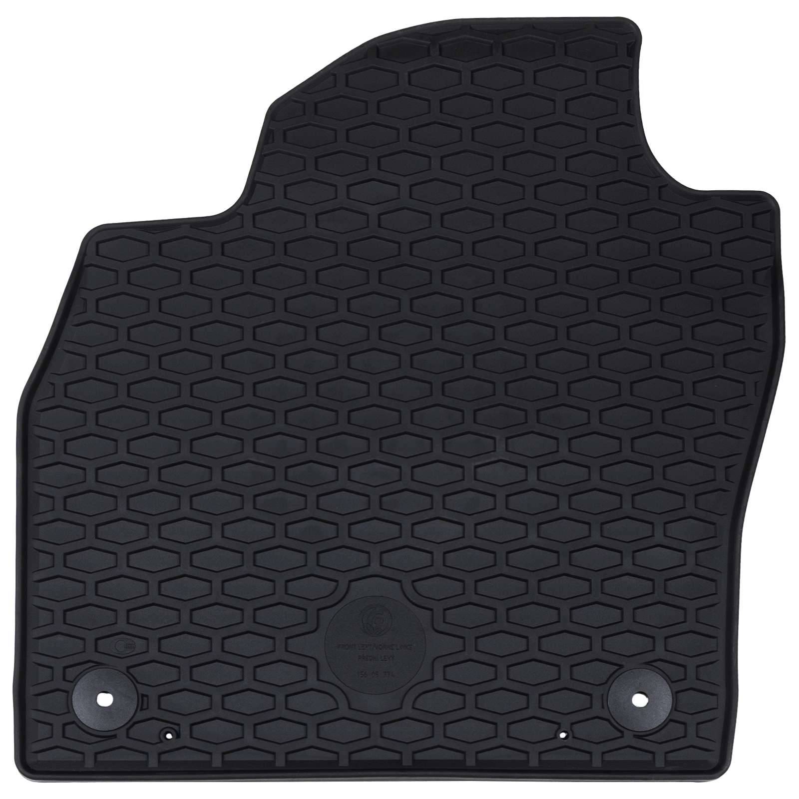 vidaXL Autofußmatte 4 pcs Schwarz Geeignet für KAMIQ 2019- Gummi
