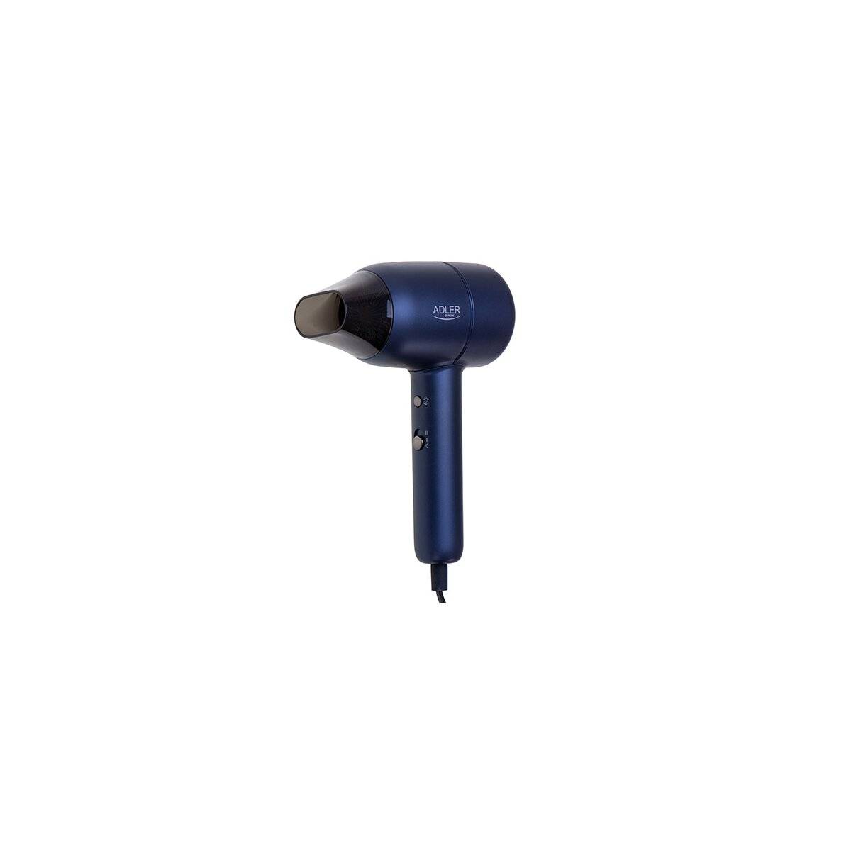 Adler AD 2279 Haartrockner mit 2 Luft- & Temperaturstufen, 1800 W, Navyblau