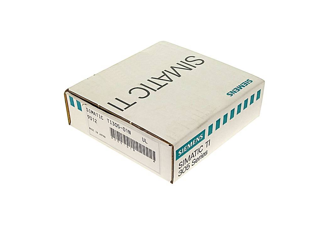 Eine Produktverpackung der Serie Siemens SIMATIC T7 305 auf weißem Hintergrund.